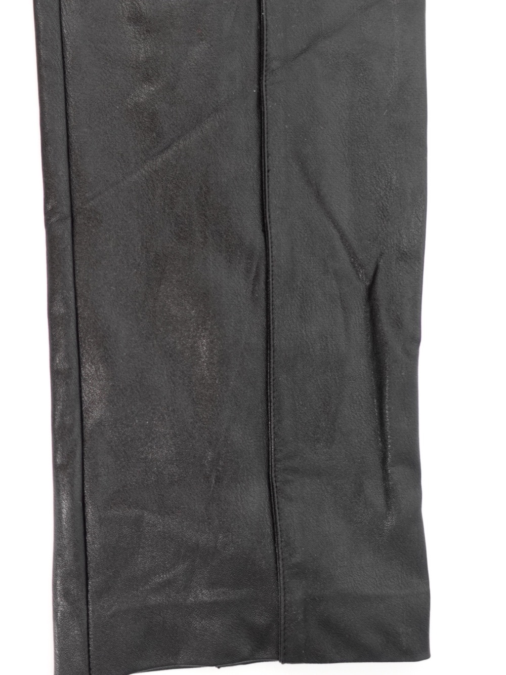 Amanda Uprichard Faux Leather Pants Black Skinny Leg Size XS NWT - Picture 7 of 12
